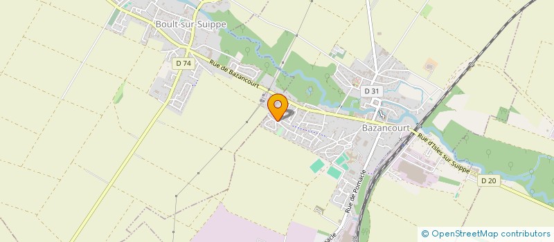 localisation de l'entreprise MONSIEUR PHILIPPE MANSUY  BAZANCOURT