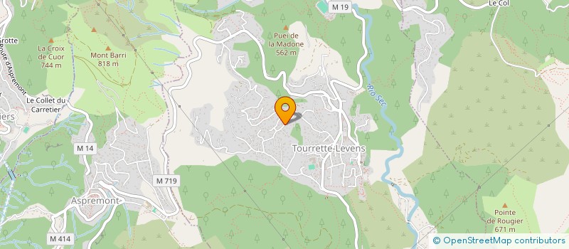 localisation de l'entreprise MONSIEUR PHILIPPE MANTI  TOURRETTE-LEVENS