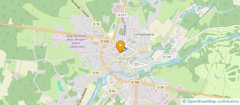 localisation de l'entreprise MONSIEUR PHILIPPE MARAIS à BAUGE-EN-ANJOU