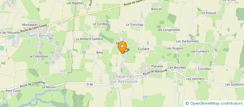 localisation de l'entreprise MONSIEUR PHILIPPE MARC à CHAVANNES-SUR-REYSSOUZE