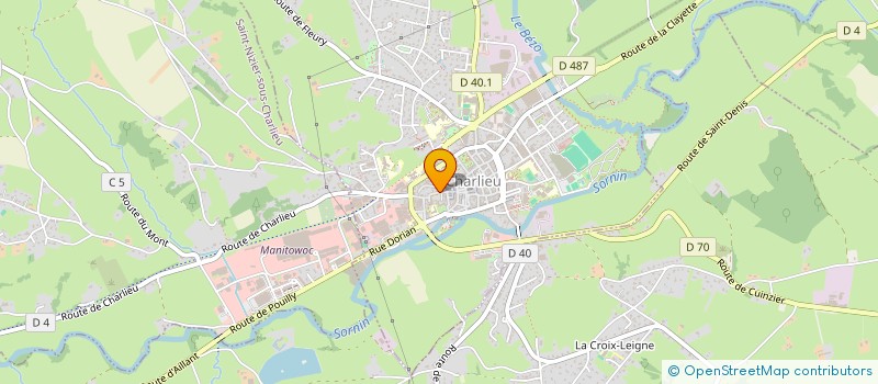 localisation de l'entreprise MONSIEUR PHILIPPE MARCEAU  CHARLIEU