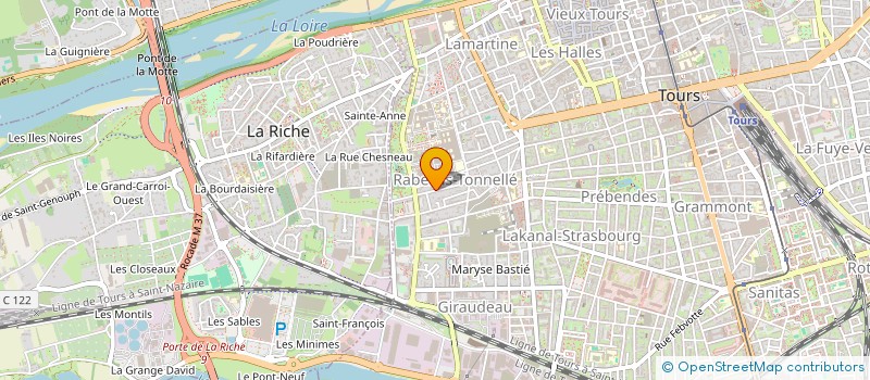 localisation de l'entreprise MONSIEUR PHILIPPE MARCENY  TOURS