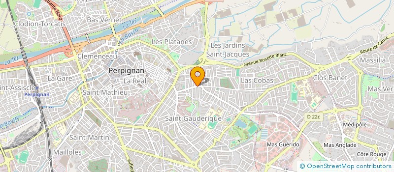 localisation de l'entreprise MONSIEUR PHILIPPE MARCET  PERPIGNAN