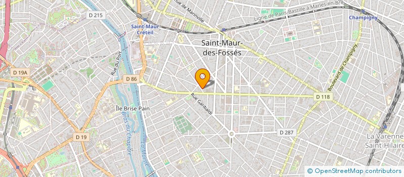 localisation de l'entreprise MONSIEUR PHILIPPE MARCHAIS à SAINT-MAUR-DES-FOSSES