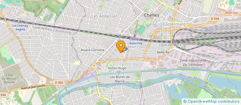 localisation de l'entreprise MONSIEUR PHILIPPE MARCHAIS  CHELLES