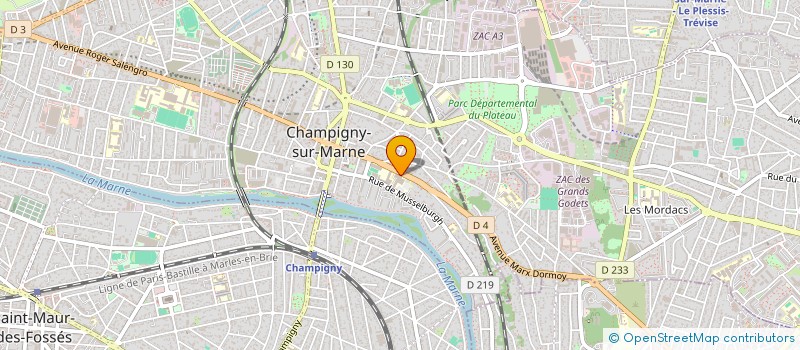 localisation de l'entreprise MONSIEUR PHILIPPE MARCHAL à CHAMPIGNY-SUR-MARNE