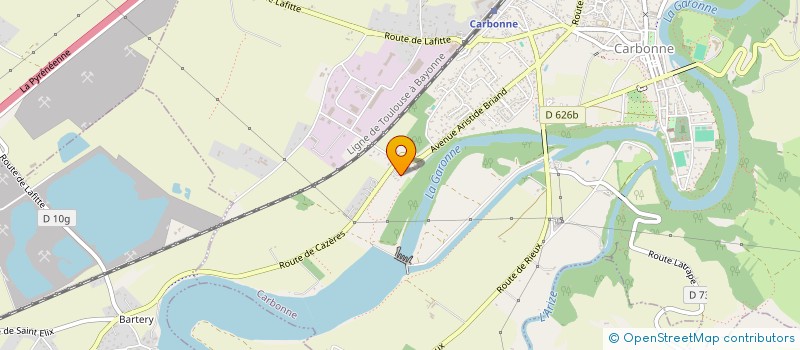 localisation de l'entreprise MONSIEUR PHILIPPE MARCHAL  CARBONNE