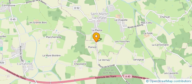 localisation de l'entreprise MONSIEUR PHILIPPE MARCHAL à SAINT-MARTIN-LE-CHATEL