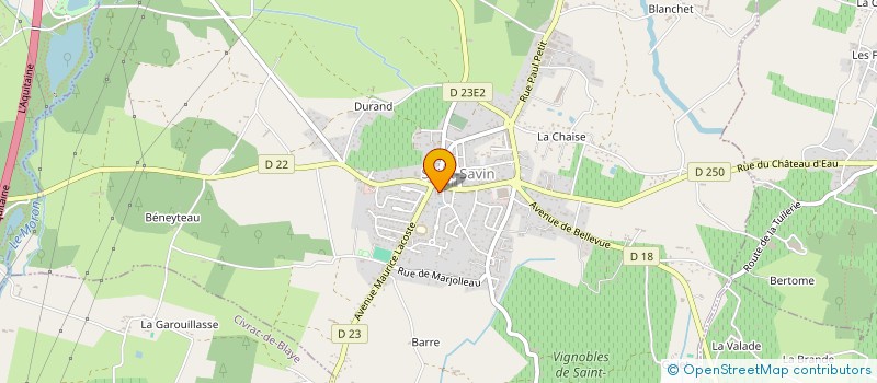 localisation de l'entreprise MONSIEUR PHILIPPE MARCHAND à SAINT-CHRISTOLY-DE-BLAYE
