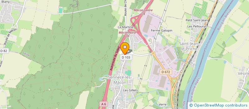 localisation de l'entreprise MONSIEUR PHILIPPE MARCHAND  MACON