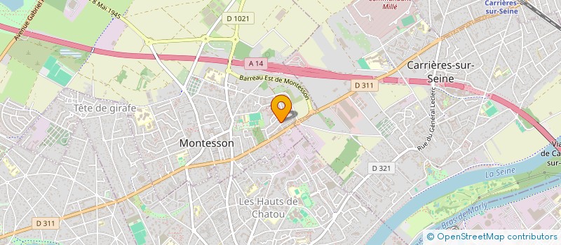 localisation de l'entreprise MONSIEUR PHILIPPE MARCHAND à MONTESSON
