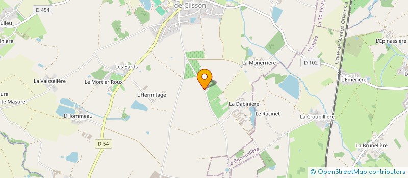 localisation de l'entreprise MONSIEUR PHILIPPE MARCHAND à GETIGNE