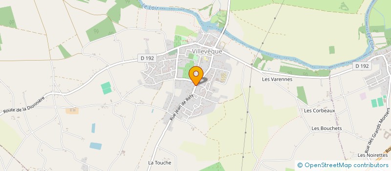 localisation de l'entreprise MONSIEUR PHILIPPE MARCHAND  RIVES-DU-LOIR-EN-ANJOU