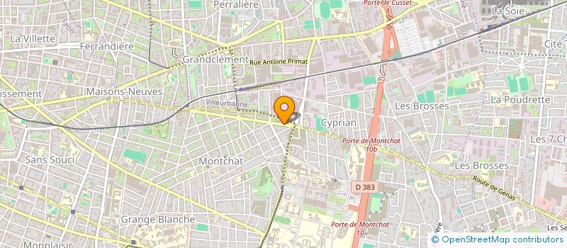 localisation de l'entreprise MONSIEUR PHILIPPE MARCHAND  LYON