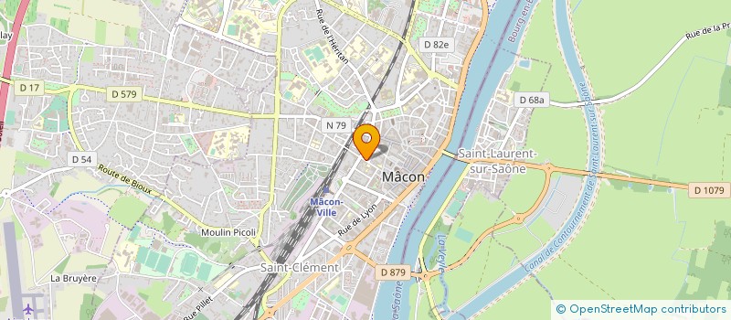 localisation de l'entreprise MONSIEUR PHILIPPE MARCHANDIAU à MACON