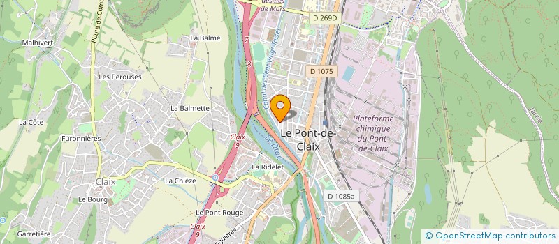 localisation de l'entreprise MONSIEUR PHILIPPE MARCHASSON à LE PONT-DE-CLAIX