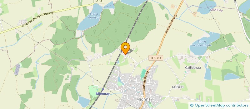 localisation de l'entreprise MONSIEUR PHILIPPE MARCHAUD  MIONNAY