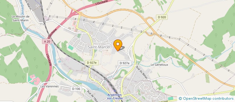 localisation de l'entreprise MONSIEUR PHILIPPE MARCHENAY à SAINT-MARCEL