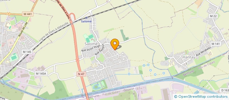 localisation de l'entreprise MONSIEUR PHILIPPE MARCINIAK  SALOME