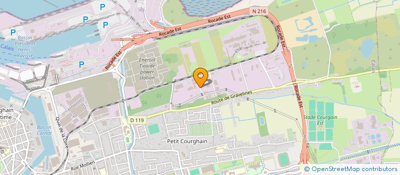 localisation de l'entreprise MONSIEUR PHILIPPE MARCOTTE  CALAIS