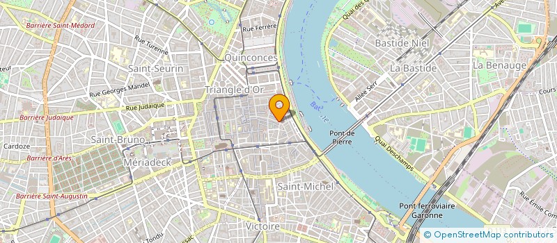 localisation de l'entreprise MONSIEUR PHILIPPE MARCQ  BORDEAUX