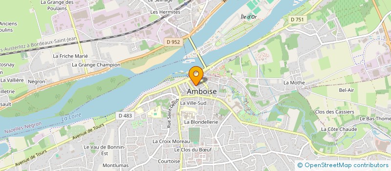 localisation de l'entreprise MONSIEUR PHILIPPE MAREAU  AMBOISE