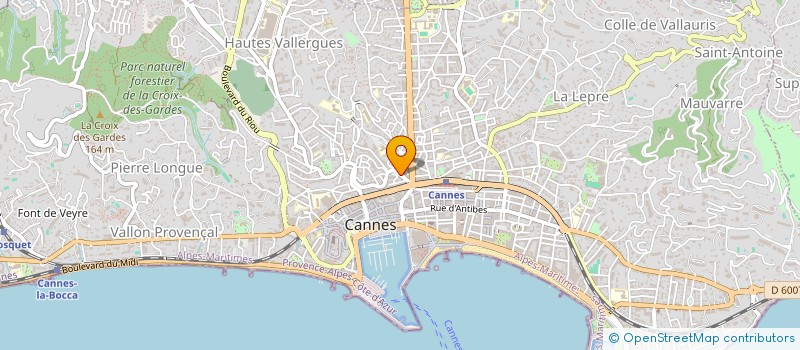 localisation de l'entreprise MONSIEUR PHILIPPE MARECHAL à CANNES