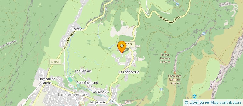 localisation de l'entreprise MONSIEUR PHILIPPE MARET  LANS-EN-VERCORS