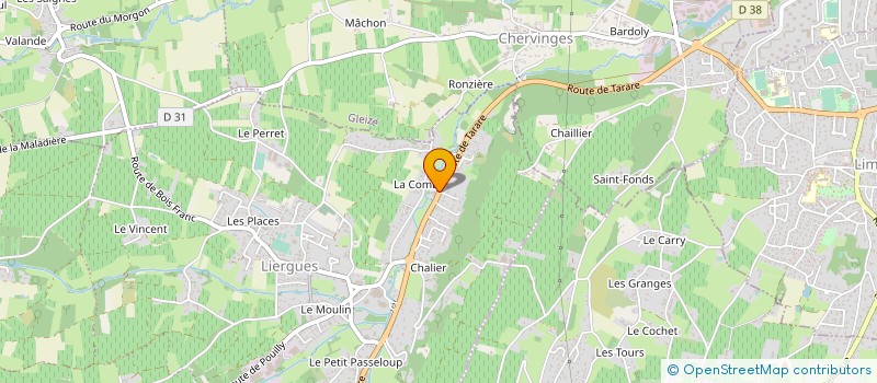 localisation de l'entreprise MONSIEUR PHILIPPE MARGAND  PORTE DES PIERRES DOREES