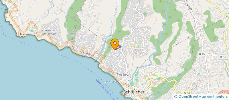localisation de l'entreprise MONSIEUR PHILIPPE MARGUERITE  SCHOELCHER