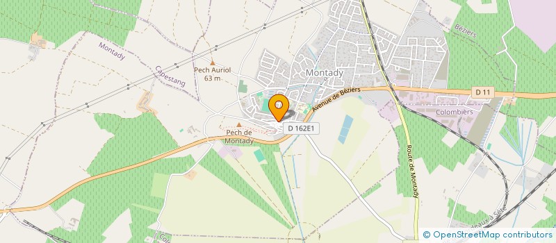 localisation de l'entreprise MONSIEUR PHILIPPE MARGUERITTE  MONTADY