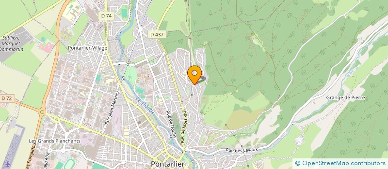 localisation de l'entreprise MONSIEUR PHILIPPE MARGUET  PONTARLIER