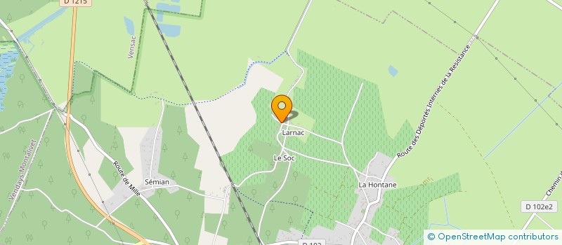 localisation de l'entreprise MONSIEUR PHILIPPE MARIAU  QUEYRAC