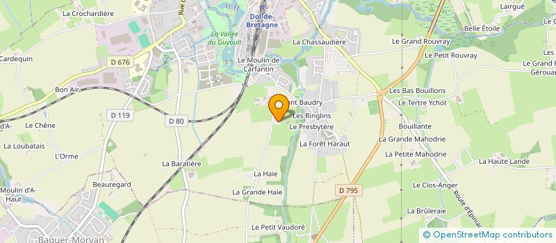 localisation de l'entreprise MONSIEUR PHILIPPE MARIE à SAINT-BROLADRE