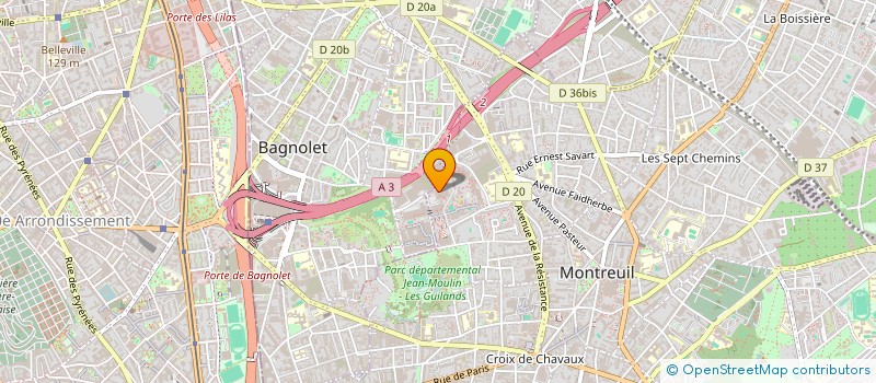 localisation de l'entreprise MONSIEUR PHILIPPE MARIE à MONTREUIL