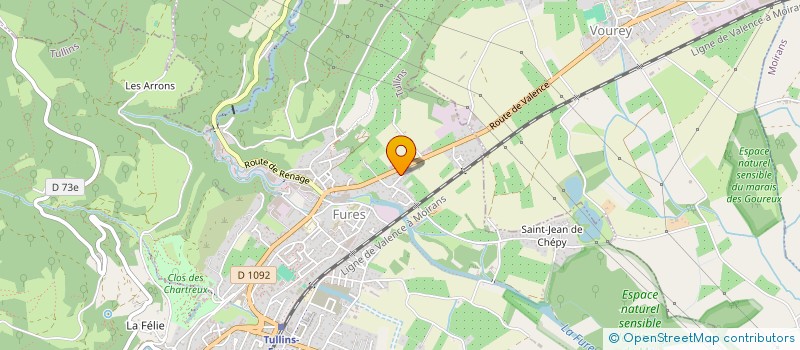 localisation de l'entreprise MONSIEUR PHILIPPE MARIE  TULLINS