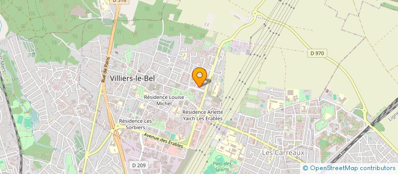 localisation de l'entreprise MONSIEUR PHILIPPE MARIE AROQUIANADIN GILBERT  VILLIERS-LE-BEL