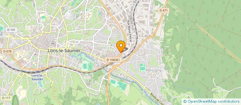 localisation de l'entreprise MONSIEUR PHILIPPE MARIETTA  LONS-LE-SAUNIER