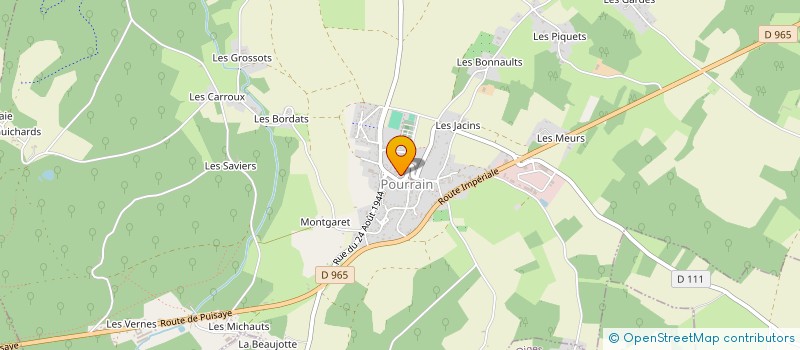 localisation de l'entreprise MONSIEUR PHILIPPE MARION  POURRAIN