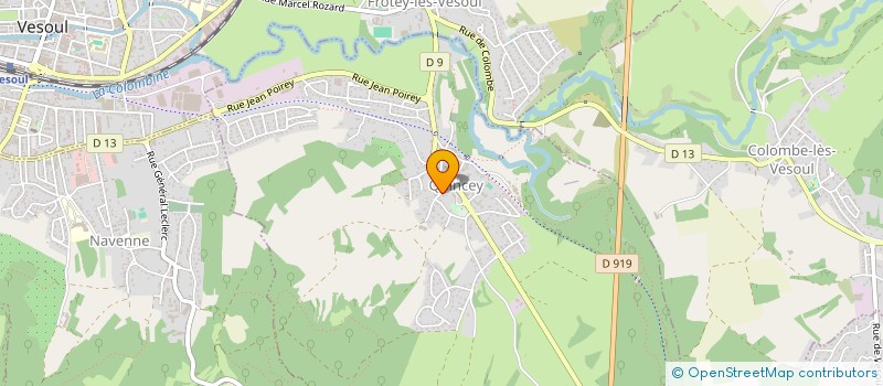 localisation de l'entreprise MONSIEUR PHILIPPE MARIOTTE  QUINCEY