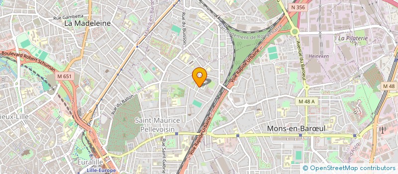 localisation de l'entreprise MONSIEUR PHILIPPE MARLIERE à LILLE