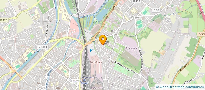 localisation de l'entreprise MONSIEUR PHILIPPE MARLIERE à DOUAI