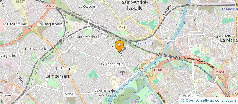 localisation de l'entreprise MONSIEUR PHILIPPE MARMUSE à LAMBERSART