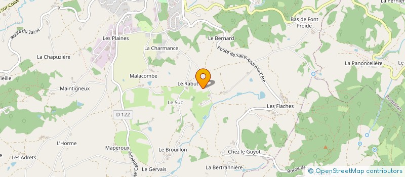 localisation de l'entreprise MONSIEUR PHILIPPE MARNAS  SAINT-MARTIN-EN-HAUT