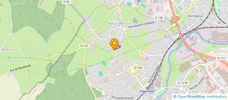 localisation de l'entreprise MONSIEUR PHILIPPE MARON à HAUTMONT