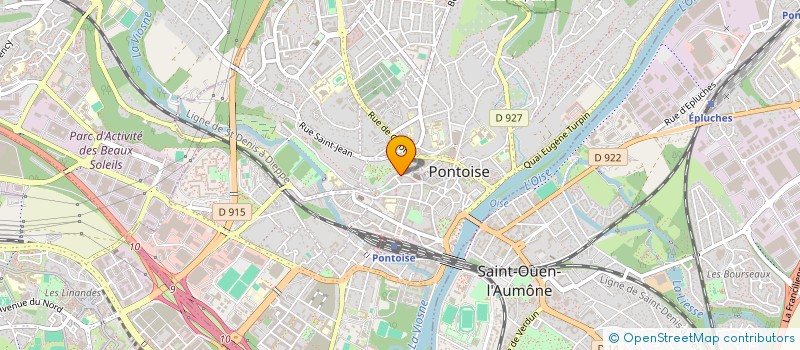 localisation de l'entreprise MONSIEUR PHILIPPE MARQUES PEREIRA  PONTOISE