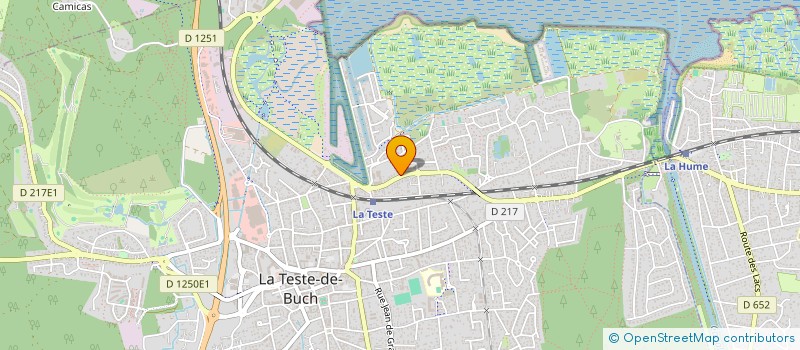 localisation de l'entreprise MONSIEUR PHILIPPE MARQUET à LA TESTE-DE-BUCH