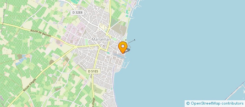 localisation de l'entreprise MONSIEUR PHILIPPE MARQUET à MARSEILLAN