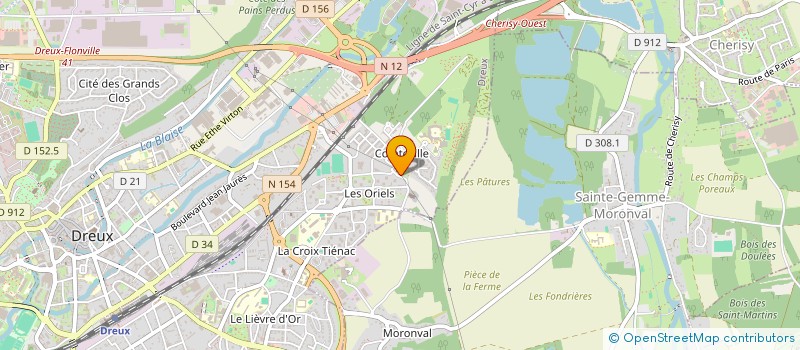 localisation de l'entreprise MONSIEUR PHILIPPE MARQUETTY à DREUX