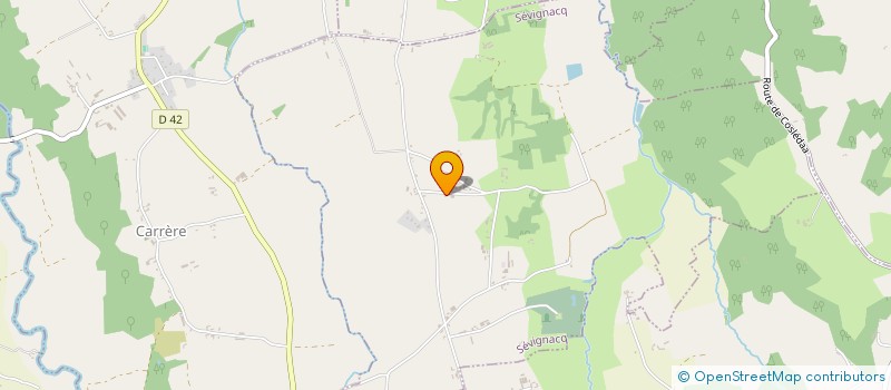 localisation de l'entreprise MONSIEUR PHILIPPE MARQUIS-LASMARRIGUES  SEVIGNACQ